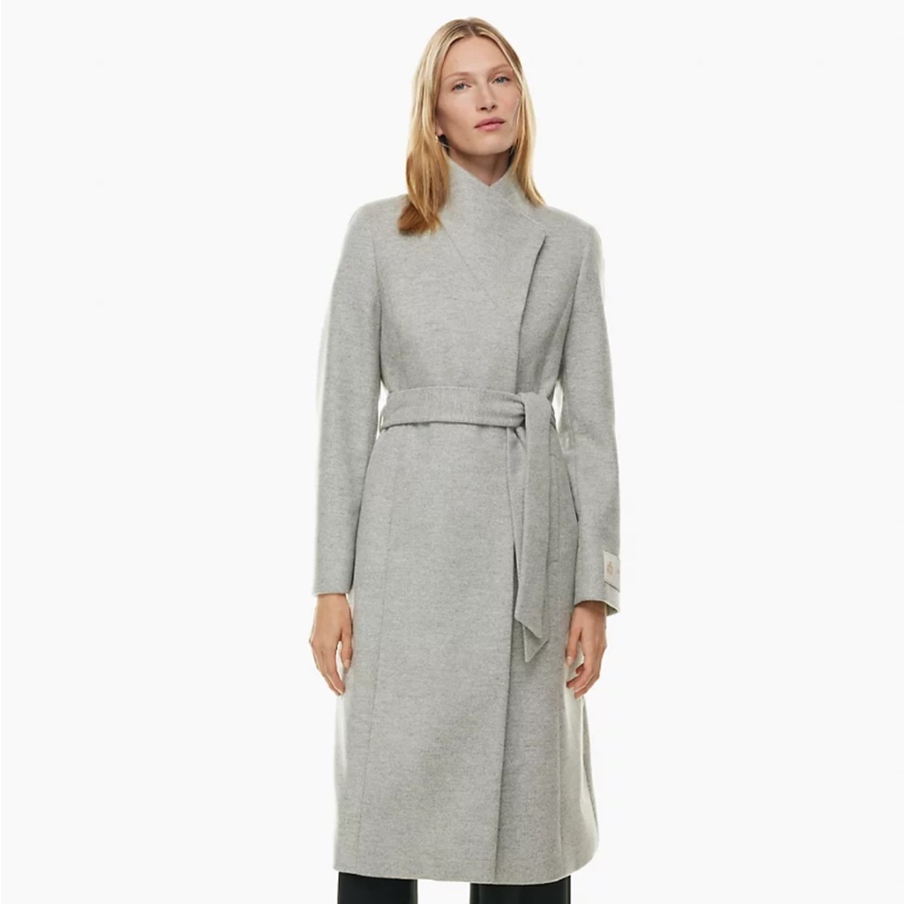 Aritzia Babaton The Connor Long Coat Sz M